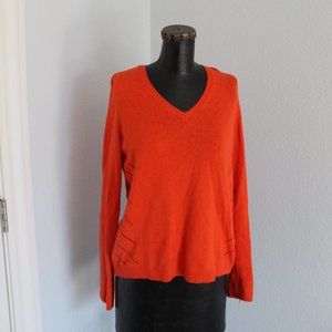 Anthropologie Orange Sweater